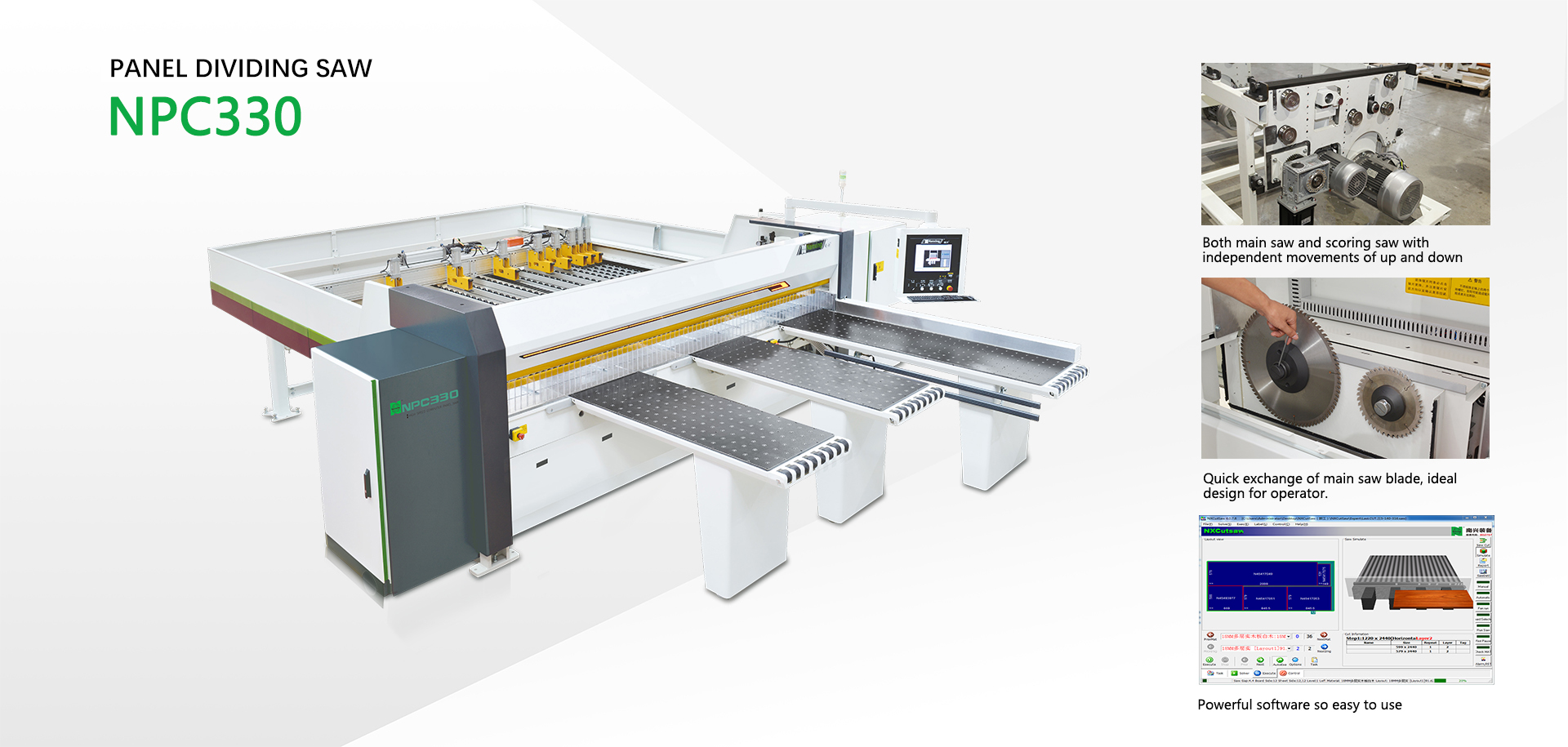 Nanxing panel store saw
