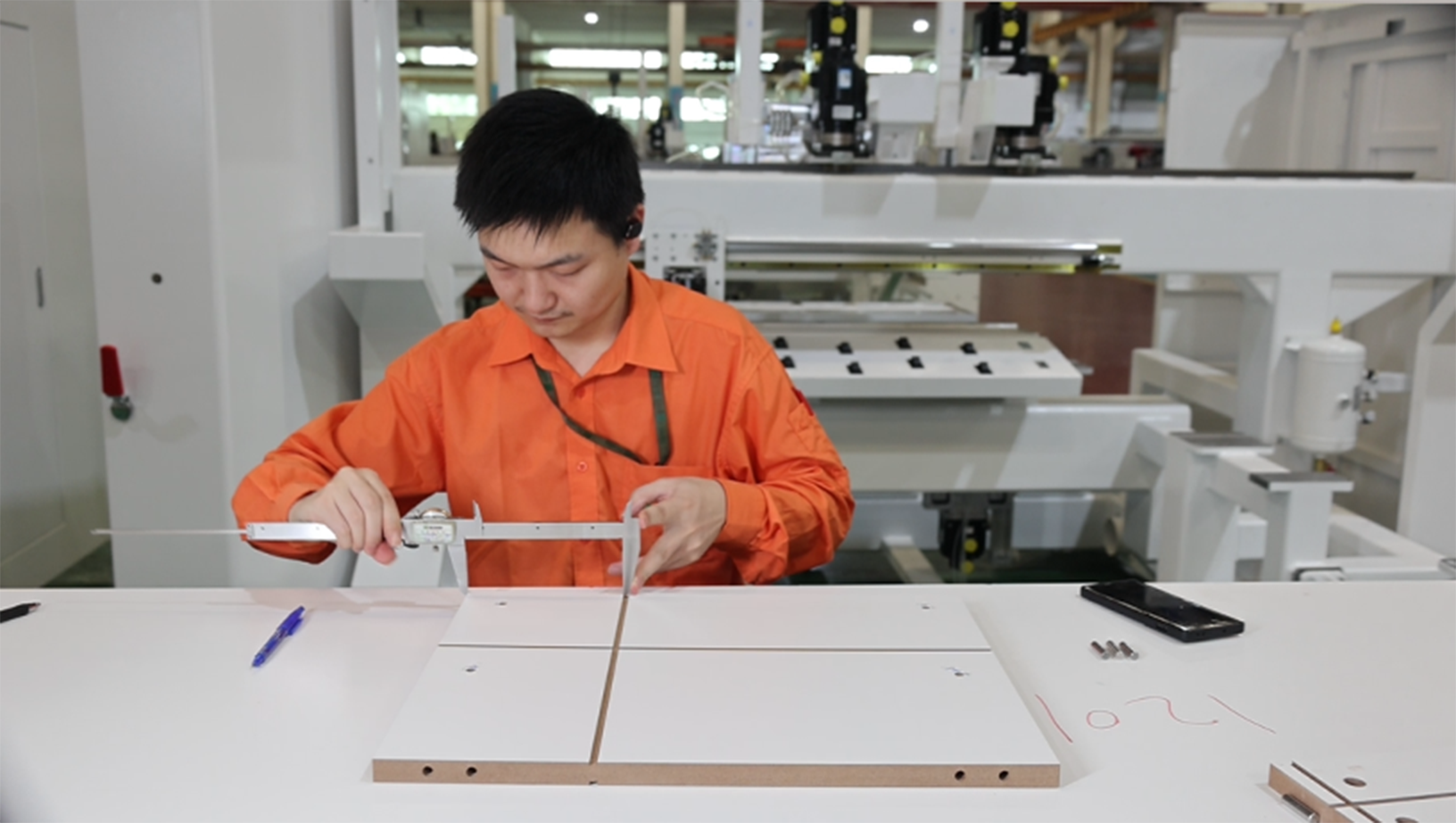Nanxing six-side CNC drilling machine factory inspection process